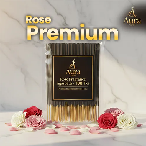 Aura Incense Sticks - rose 100